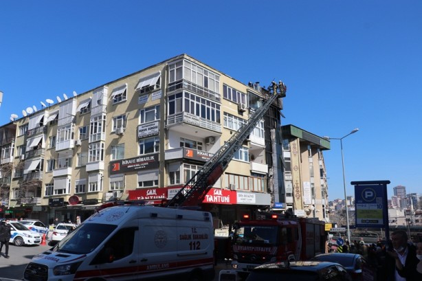 Foto - 6 katlı binada yangın