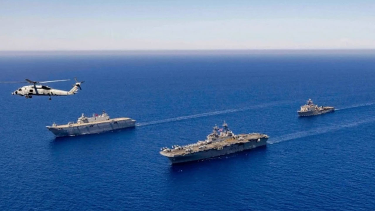 Foto - 5 ülke Türkiye'ye karşı harekete geçti! Savaş gemileri hareket etti, uçaklar ve helikopterler havalandı