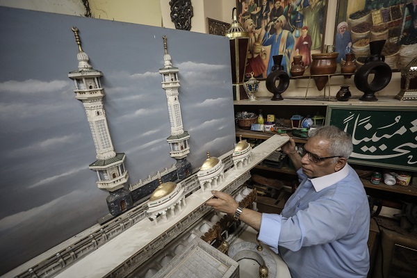 Foto - 6 yılda Mescid-i Haram'ın kopyasını yaptı