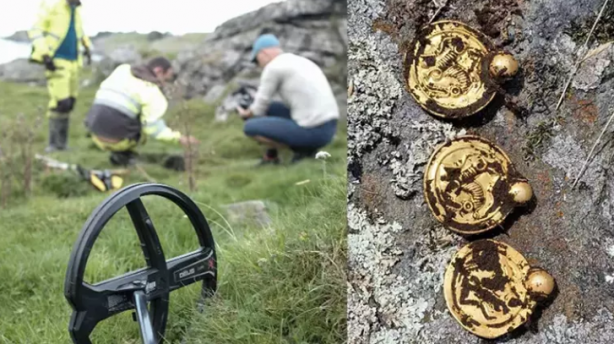 Foto - 6. yüzyıldan kalma nadir bir hazineyi buldu! 'Yüzyılın Buluşu' diyerek duyurdular