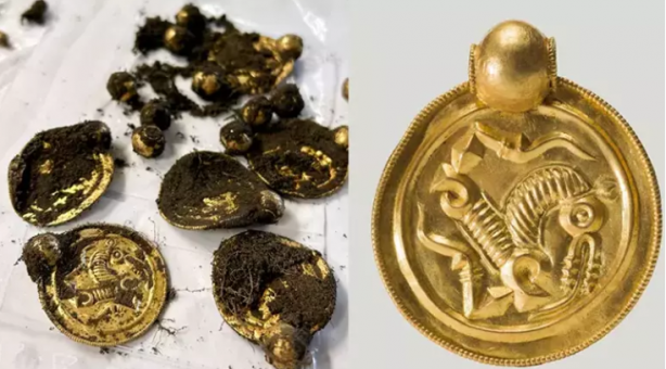 Foto - 6. yüzyıldan kalma nadir bir hazineyi buldu! 'Yüzyılın Buluşu' diyerek duyurdular