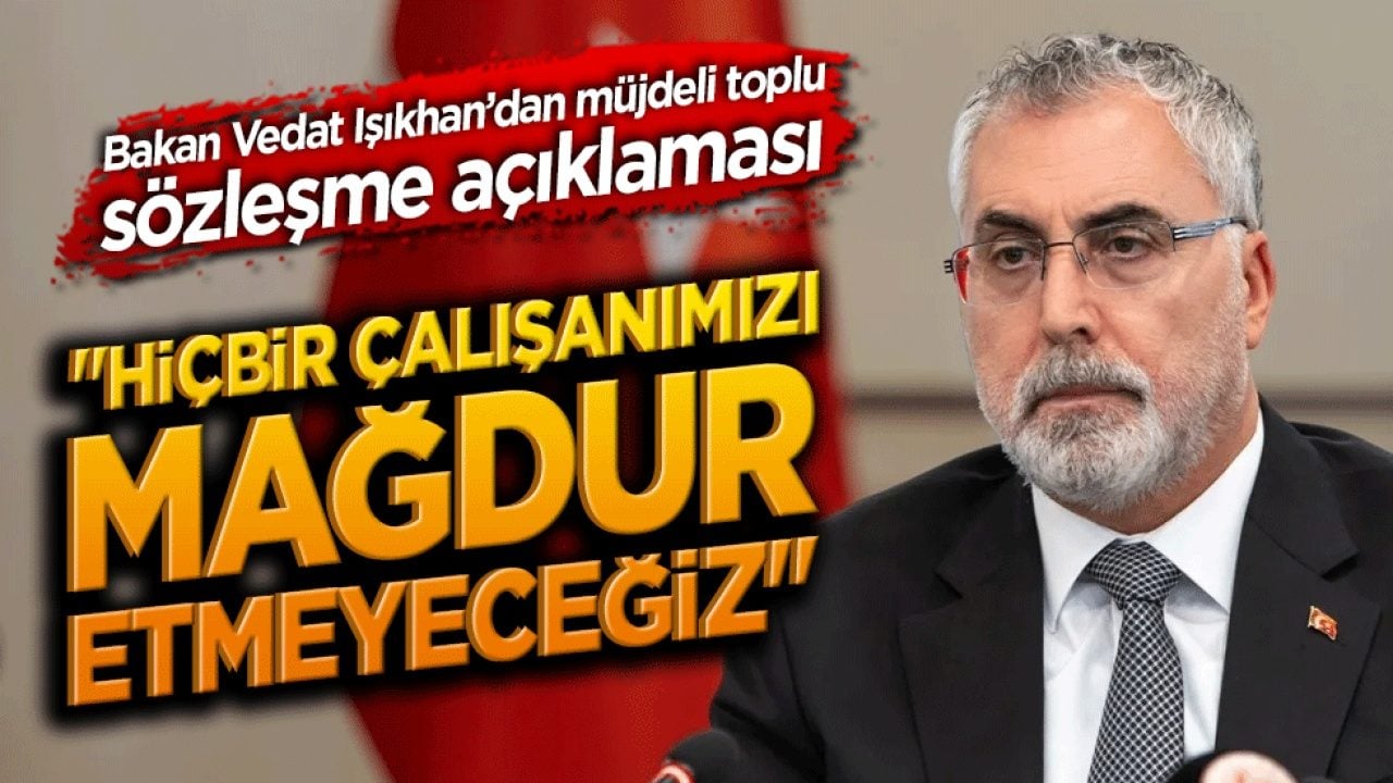 600 bin kamu çalışanının gözü kulağı Antalya’daydı! Bakan Vedat Işıkhan’dan müjdeli toplu sözleşme açıklaması