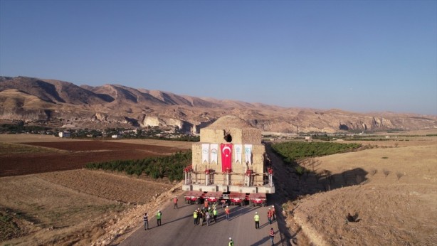 Foto - 650 yıllık Artuklu Hamamı böyle taşındı