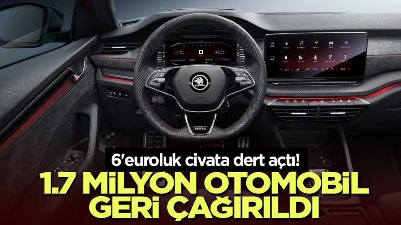 6'euroluk civata dert açtı! 1.7 milyon otomobil geri çağırıldı