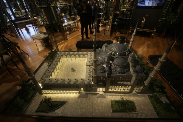 Foto - 7 bin parçayla Sultanahmet Camisi'nin maketi yapıldı