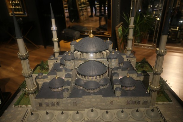 Foto - 7 bin parçayla Sultanahmet Camisi'nin maketi yapıldı