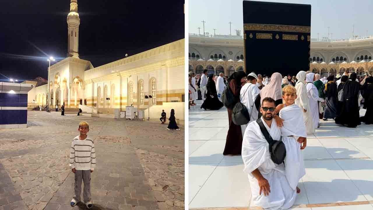 Foto - 7 yaşındaki oğluyla yola çıktı: Motosikletle umreye gitti