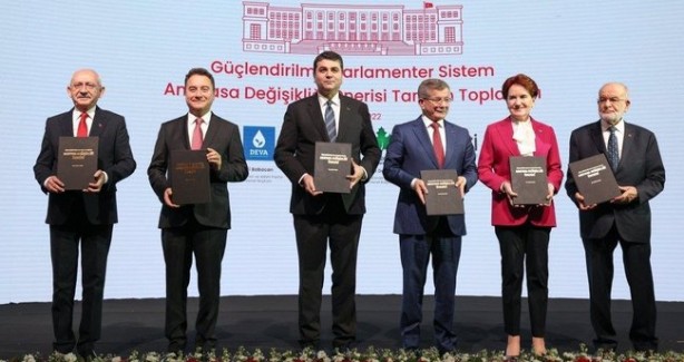 Foto - 7'li koalisyonda deprem! AK Parti'ye destek verme kararı aldılar