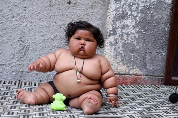  8 aylık ama tam 17 kilo!