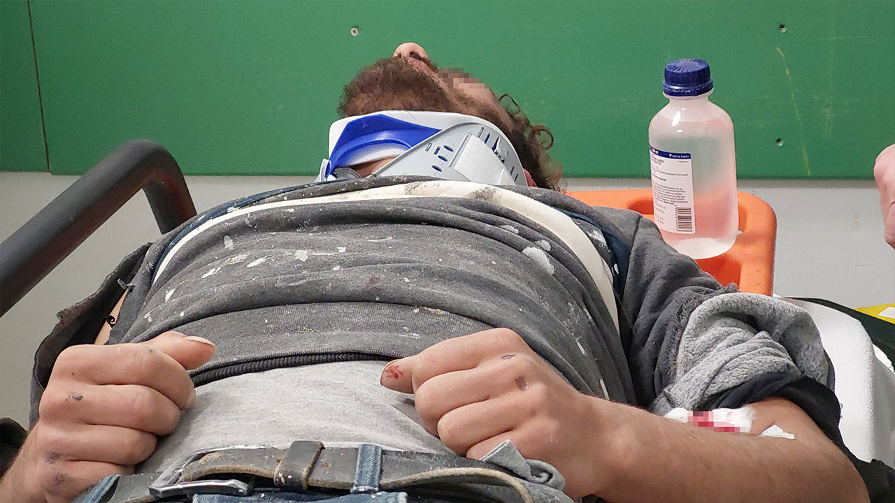 Foto - 8 katlı inşaatta facianın eşiğinden dönüldü