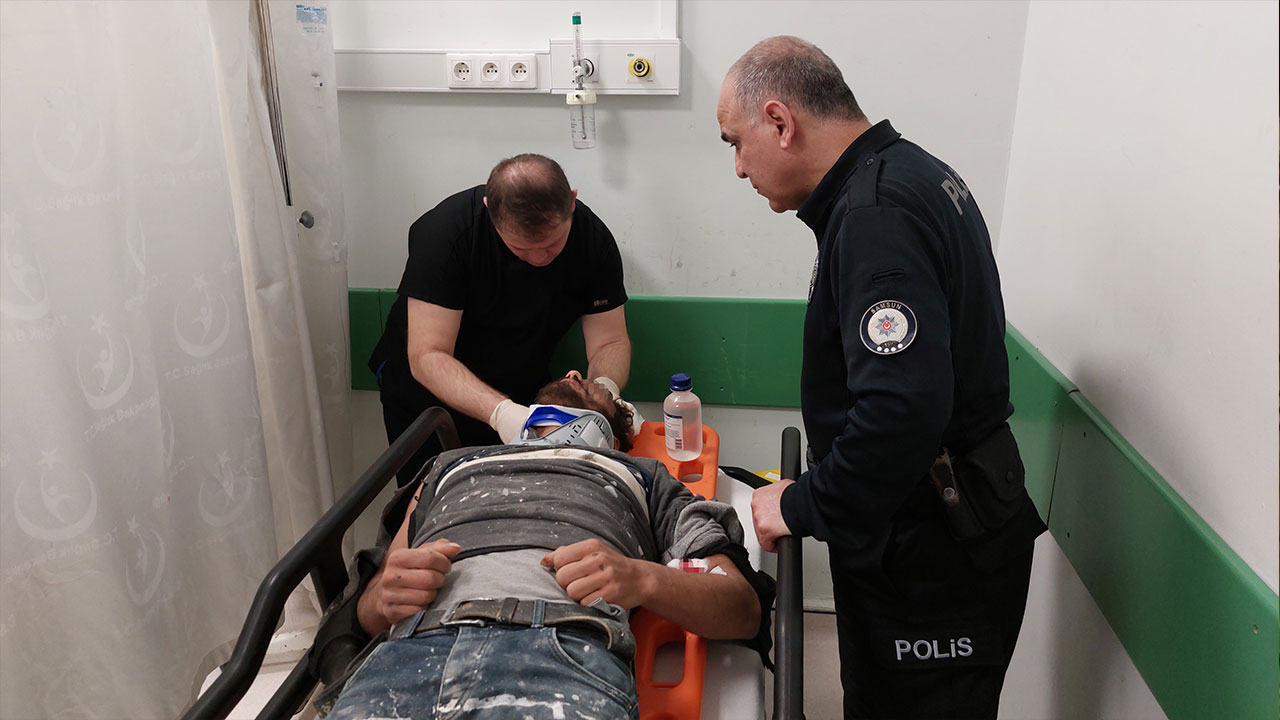 8 katlı inşaatta facianın eşiğinden dönüldü