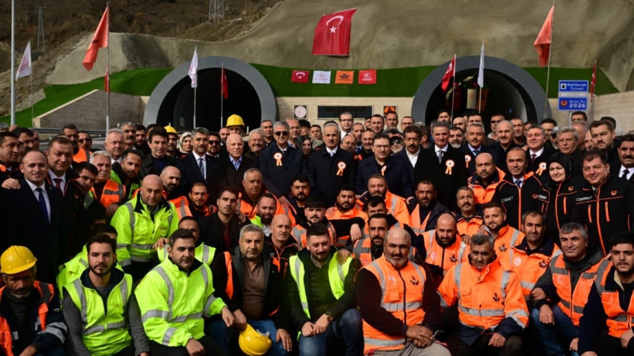 Foto - 8 keskin viraj tarih oldu: Dallıkavak Tüneli hizmete açıldı!