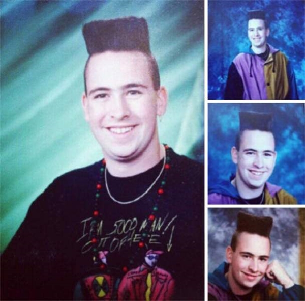 Foto - 80'li yılların tuhaf saç modelleri