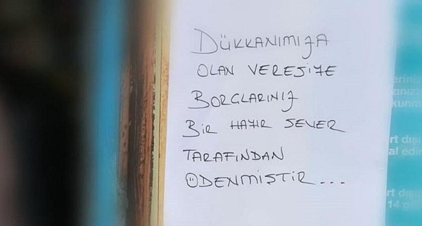85 bin lira borcu ödedi! Gizemli hayırsever ortaya çıktı