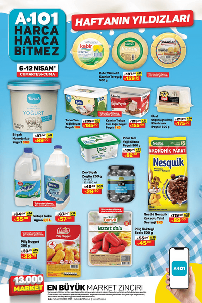 Foto - A-101 Market yeni indirimli ürünler listesini yayımladı! Et, süt, yumurtaya harika indirimler geliyor