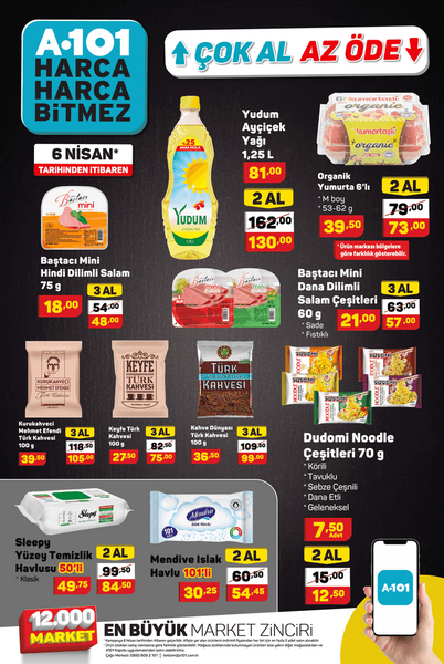 Foto - A-101 Market yeni indirimli ürünler listesini yayımladı! Et, süt, yumurtaya harika indirimler geliyor