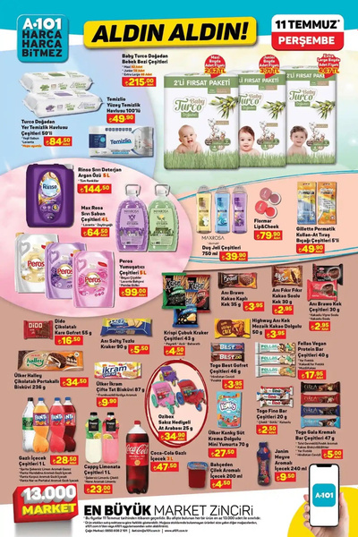 Foto - A101 11 Temmuz 2024 indirimli ürünler listesi geldi! Beyaz eşya ve elektrikli bisiklet ucuza satılıyor