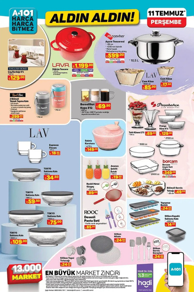 Foto - A101 11 Temmuz 2024 indirimli ürünler listesi geldi! Beyaz eşya ve elektrikli bisiklet ucuza satılıyor