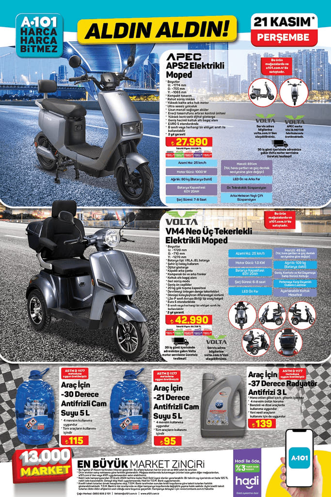 Foto - A101 21 Kasım Aktüel Ürünler Kataloğu yayınlandı! İşte kaçırılmayacak fırsatlar