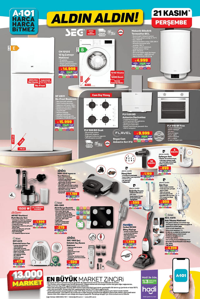 Foto - A101 21 Kasım Aktüel Ürünler Kataloğu yayınlandı! İşte kaçırılmayacak fırsatlar