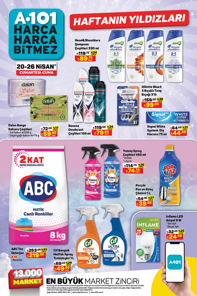 Foto - A101 21 Nisan 2024 indirimli ürünler kataloğu! Sadece 1 günlük indirim...