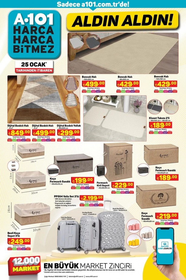 Foto - A101 25 Ocak - 1 Şubat 2024 aktüel ürünler! A101'de çılgın indirimler