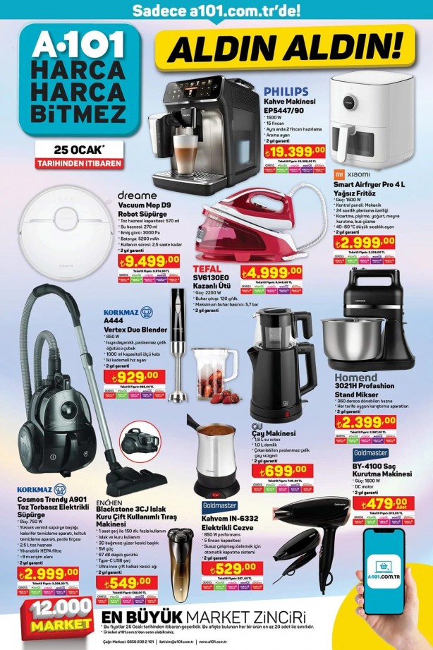 Foto - A101 25 Ocak - 1 Şubat 2024 aktüel ürünler! A101'de çılgın indirimler