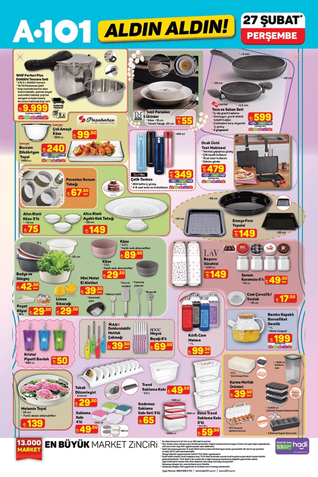 Foto - A101 27 Şubat Perşembe indirimli ürünler! İşte kaçırılmayacak fırsatlar!