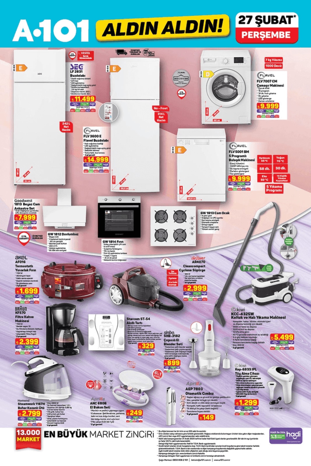 Foto - A101 27 Şubat Perşembe indirimli ürünler! İşte kaçırılmayacak fırsatlar!