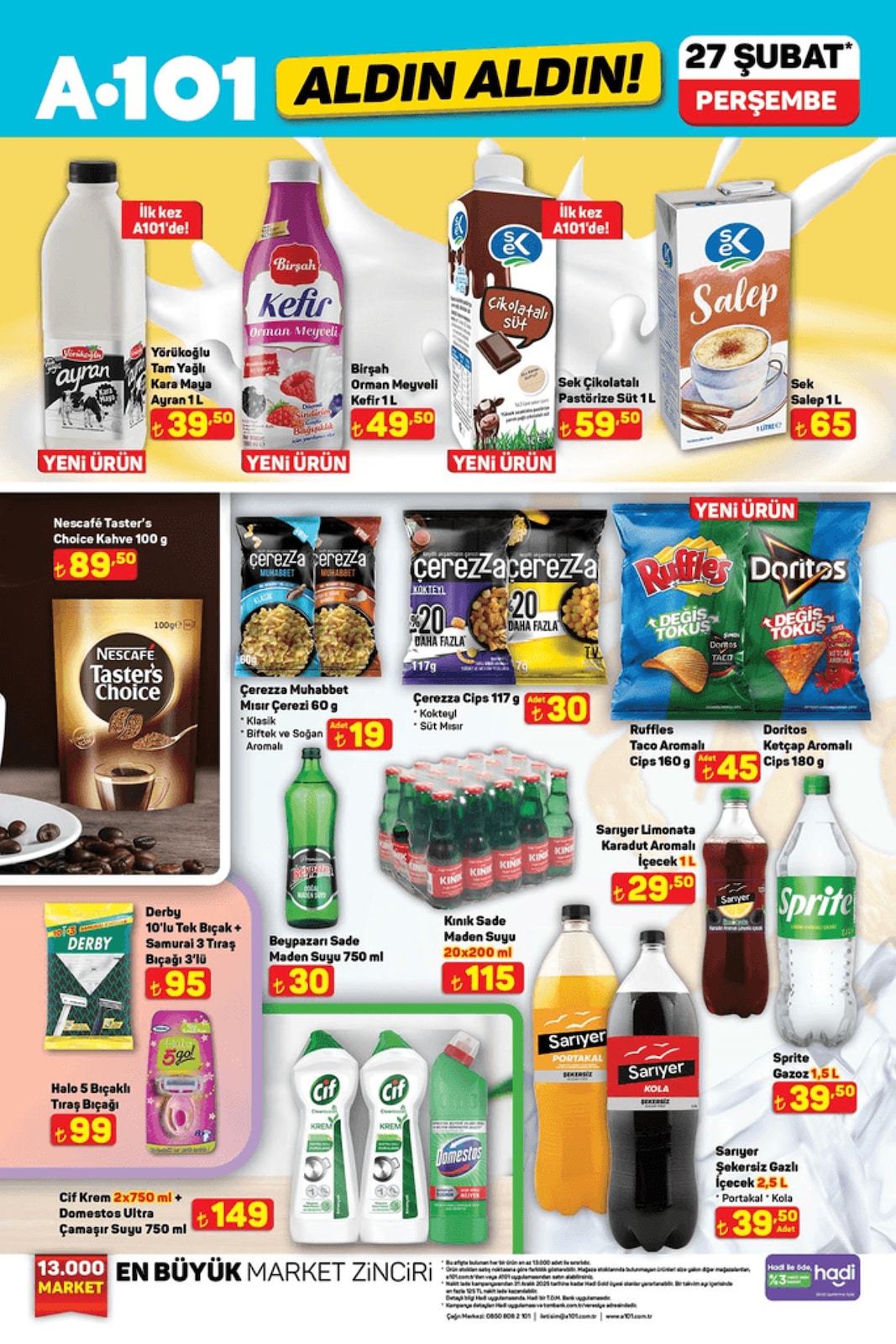 Foto - A101 27 Şubat Perşembe indirimli ürünler! İşte kaçırılmayacak fırsatlar!