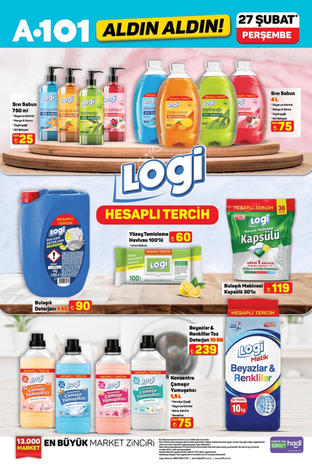 Foto - A101 27 Şubat Perşembe indirimli ürünler! İşte kaçırılmayacak fırsatlar!