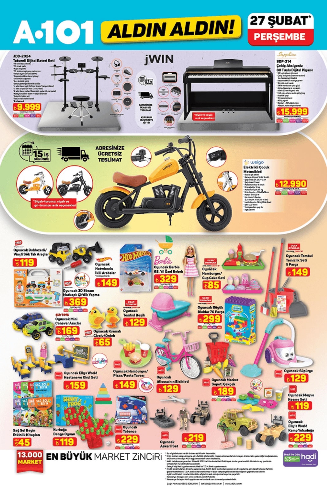 Foto - A101 27 Şubat Perşembe indirimli ürünler! İşte kaçırılmayacak fırsatlar!