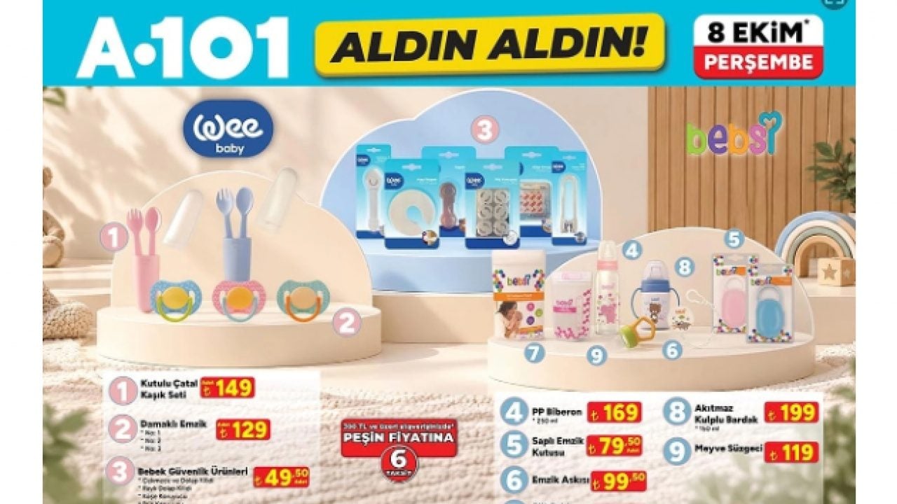 Foto - A101 3 Ekim kataloğu yayımlandı! İşte indirim listesi...