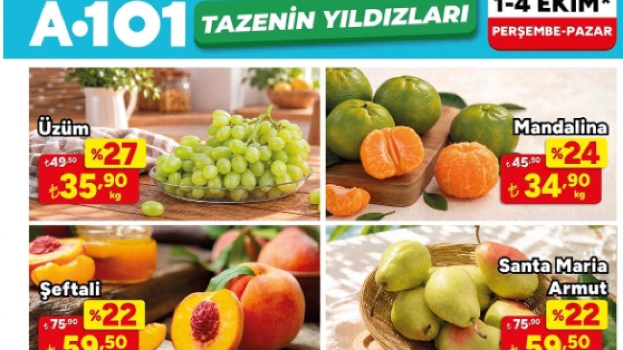 Foto - A101 3 Ekim kataloğu yayımlandı! İşte indirim listesi...