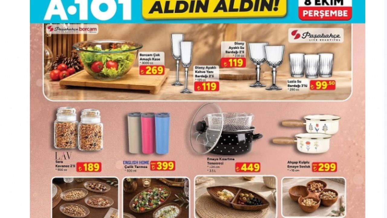 Foto - A101 3 Ekim kataloğu yayımlandı! İşte indirim listesi...