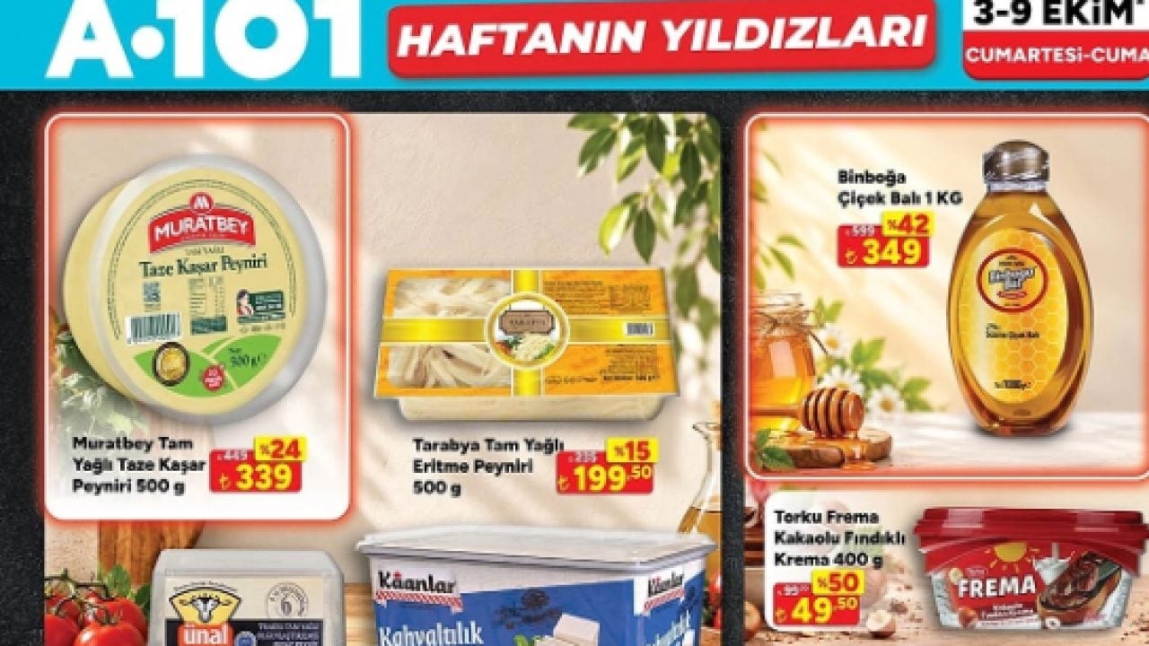Foto - A101 3 Ekim kataloğu yayımlandı! İşte indirim listesi...