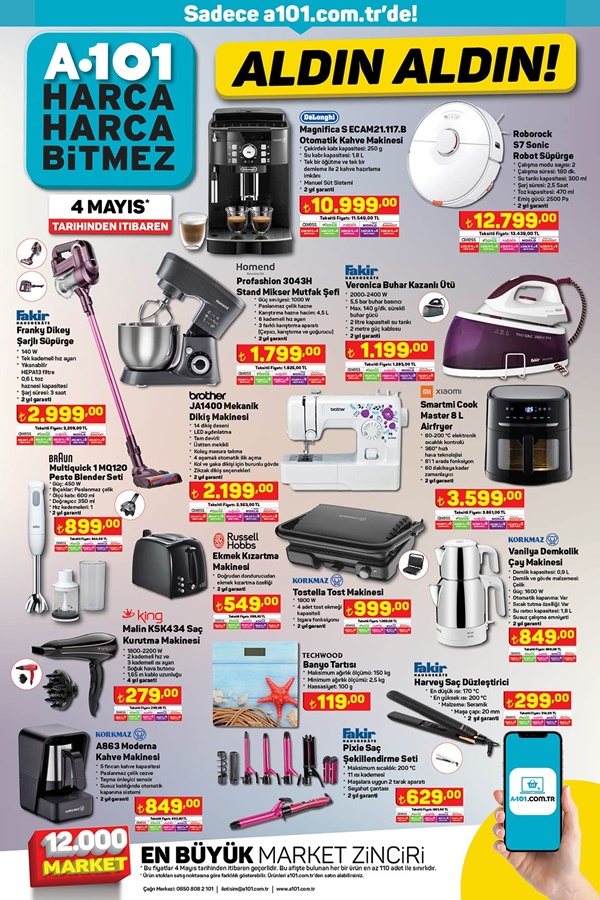 Foto - A101 "4 Mayıs 2023 Aktüel Ürünler Kataloğu" yayınlandı! Müthiş fırsatlar