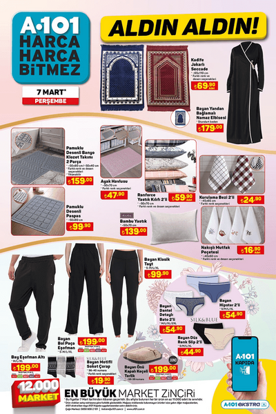Foto - A101 7 Mart kataloğu yayınlandı! İndirimlerde yok yok...