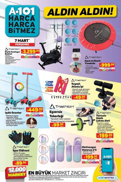 Foto - A101 7 Mart kataloğu yayınlandı! İndirimlerde yok yok...