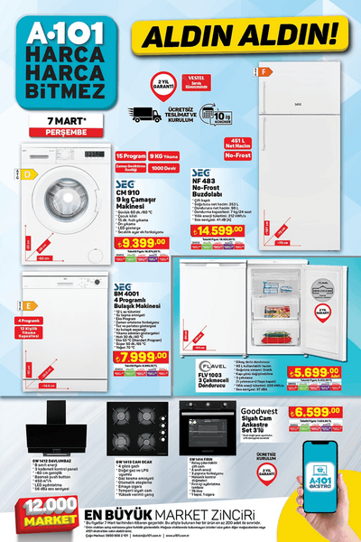 Foto - A101 7 Mart kataloğu yayınlandı! İndirimlerde yok yok...