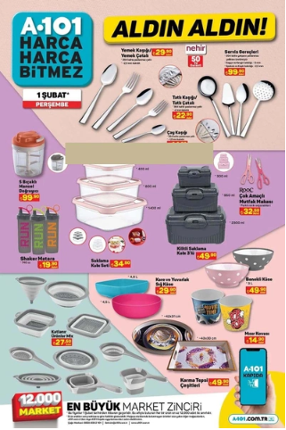 Foto - Yeni ürünler belli oldu! A101’de indirim fırtınası sürüyor