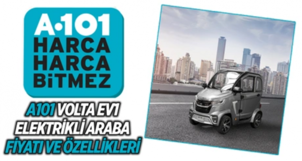 Foto - A101 yine yaptı yapacağını! Uygun fiyatlı Volta EV1 elektrikli araç satıyor