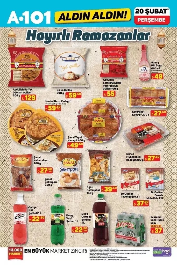 Foto - A101'de büyük fırsatlar başlıyor! 15-20 Şubat'ta dev indirimler ve sürpriz ürünler sizleri bekliyor!