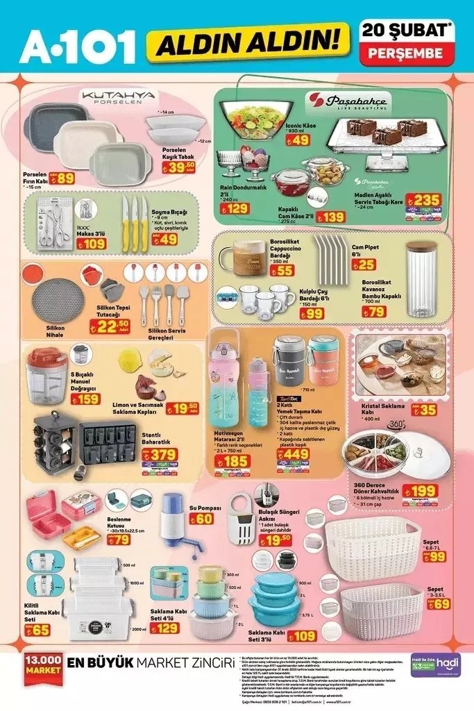 Foto - A101'de büyük fırsatlar başlıyor! 15-20 Şubat'ta dev indirimler ve sürpriz ürünler sizleri bekliyor!