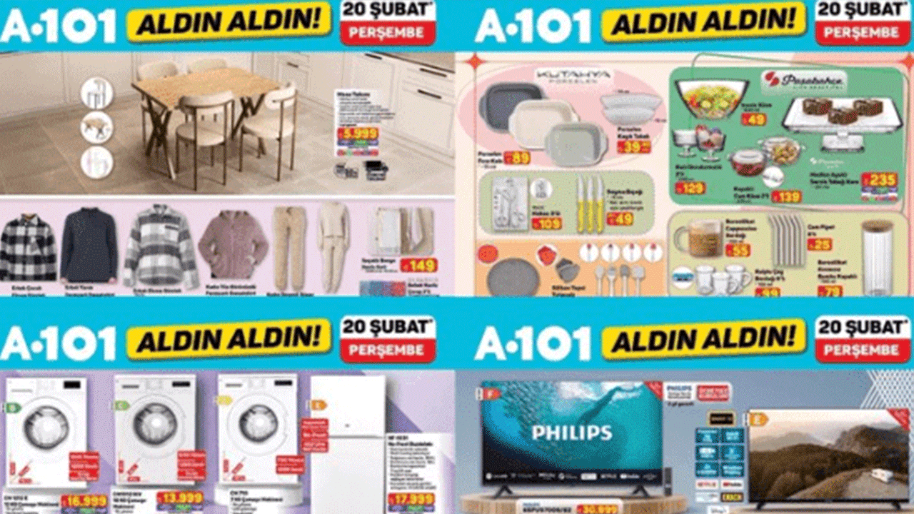 A101'de büyük fırsatlar başlıyor! 15-20 Şubat'ta dev indirimler ve sürpriz ürünler sizleri bekliyor!