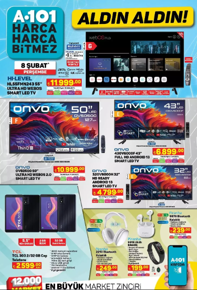 Foto - A101'e uygun yollu akıllı telefon, elektrik süpürgesi, halı ve koltuk yıkama makinesi geliyor! Dev kampanya