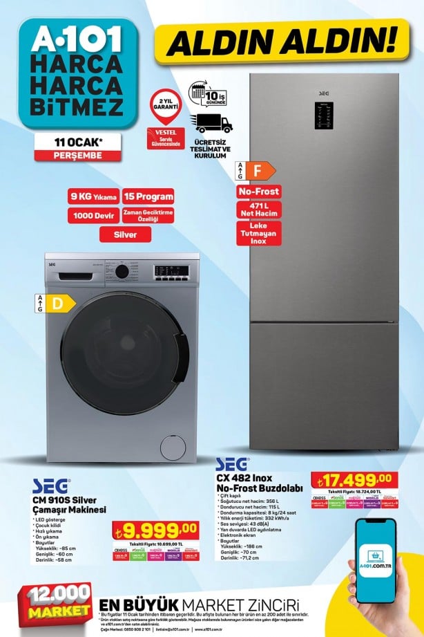 Foto - A101’de kaçırılmayacak fırsatlar! 11 Ocak aktüel ürünler kataloğu yayında! Benzinli moped satışa sunuluyor! 