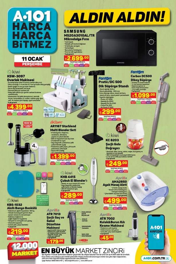 Foto - A101’de kaçırılmayacak fırsatlar! 11 Ocak aktüel ürünler kataloğu yayında! Benzinli moped satışa sunuluyor! 