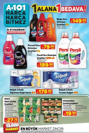 Foto - A101’de sürpriz indirimler! Bayramda '1 Alana 1 Bedava' Kampanyası