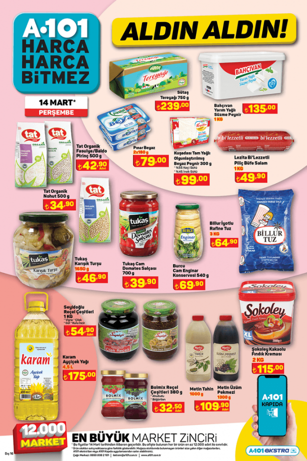 Foto - A101’de tozu dumana katacak indirim! Bu ürünler market açılır açılmaz biter